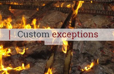 Custom exceptions