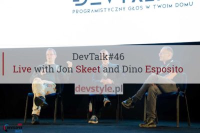 DevTalk#46 – DevTalk Live with Jon Skeet and Dino Esposito